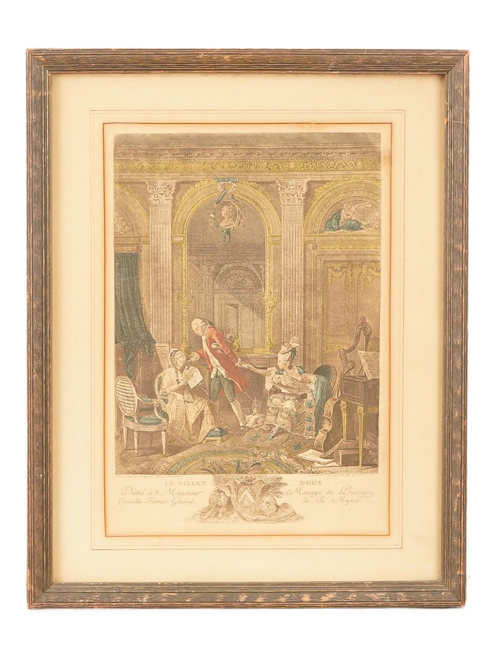 FRENCH ENGRAVING NICOLAS DE LAUNAY AFTER LAFRENSEN. Nicolas de Launay, French, 1739 to 1792, a 