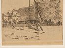 ANTIQUE EUROPEAN ETCHING OF A RURAL LANDSCAPE SIGNED. An antique European etching depicting a Изображение - 4