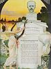 ANTIQUE RUSSIAN POSTER DONATIONS TCHAIKOVSKY MONUMENT. An antique Russian poster issued as part Изображение - 1