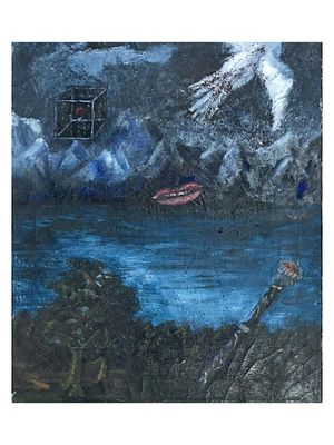 ATTR TO GIORGIO DE CHIRICO ITALIAN SURREALIST PAINTING. Attributed to Giorgio de Chirico 