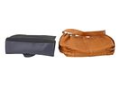 VINTAGE EUROPEAN ITALIAN SPANISH LEATHER BAGS. A lot of three vintage European leather bags. The Image - 4