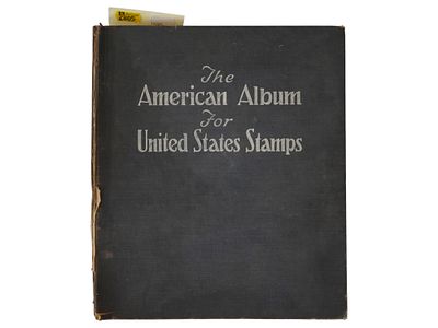 THE AMERICAN ALBUM FOR UNITED STATES STAMPS W STAMPS. The American Album for United States 