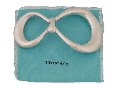 ELSA PERETTI TIFFANY CO 925 SILVER BOW BELT BUCKLE. A vintage elegant Tiffany and Co 925 