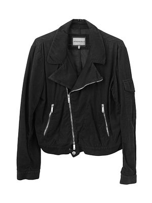 EMPORIO ARMANI BLUE COTTON JACKET BY SIMIN T. An Emporio Armani blue cotton jacket 