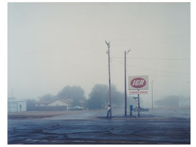 1995 TEXAS PHOTO PRINT ON ALUMINIUM BY NADAV KANDER. Nadav Kander, Israeli, born 1961, a pigment 