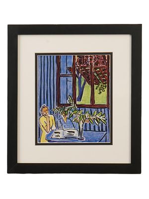 AFTER HENRI MATISSE COLOR HELIOGRAVURE WITH COA. Henri Matisse, French, 1869 to 1954, color 