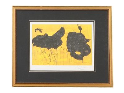 ROBERT MOTHERWELL AMERICAN ABSTRACT LTD ED LITHOGRAPH. Robert Motherwell, American, 1915 to 1991 