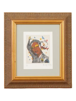 AMERICAN PRINT IRIS ANDY WARHOL LADIES AND GENTLEMEN. Andy Warhol, American, 1928 to 1987, Iris 