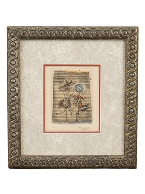 ОГРАНИЧЕННОЕ ИЗДАНИЕ ФРАНЦУЗСКОГО ОФОРТА ДЖОННИ ФРИДЛЕНДЕРА, ПОДПИСАН. Джонни Фридлендер 