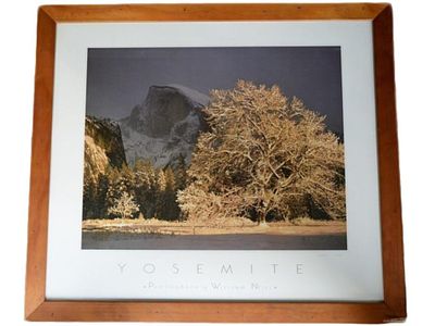 SIGNED LTD EDITION MATTED PHOTOGRAPH POSTER WILLIAM NEILL. From “winter in Yosemite” series. 