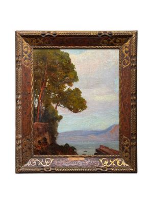JANE PETERSON AMERICAN LANDSCAPE OIL PAINTING. Jane Peterson, American, 1876 to 1965, an oil 