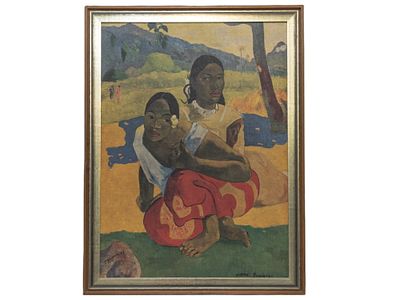 AFTER PAUL GAUGIN “NAFAEA IPOIPO” PAINTING. After “Nafea Faa Ipoipo (When Will You Marry?)” 