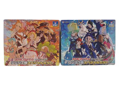 LOT OF 2 SEALED JAPANESE PEARL AND DIAMOND CLAN SETS. Two sealed Japanese Pokemon Special Sets 
