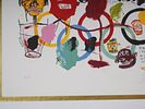 LITHOGRAPH SIGNED JEAN MICHEL BASQUIAT OLYMPICS 1984. A limited edition lithograph Olympics Image - 2