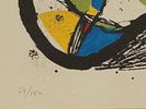 LIMITED EDITION COLOR LITHOGRAPH SIGNED JOAN MIRO. Color lithograph on paper, signed in pencil Image - 3