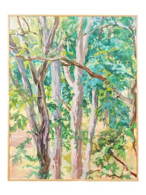 МОДЕРНИСТСКИЙ ПЕЙЗАЖ МАСЛЯНОЙ ЖИВОПИСИ БЕТСИ ГОЛДБЕРГ. Бетси Голдберг, современная американская 