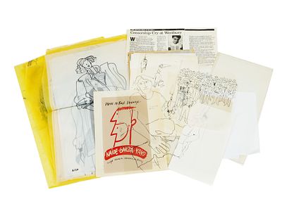 CONTEMPORARY MIXED MEDIA PORTFOLIO BY ALFREDO GARZON. Alfredo Garzon, Argentinean, 1940 to 2014 