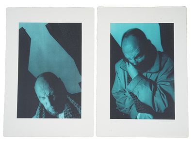 PAIR OF LTD RUSSIAN PORTRAIT PHOTOS BY PAVEL ANTONOV. A pair of limited edition portrait 