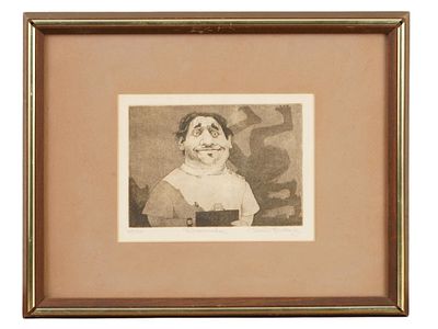 ОФОРТ ЧАРЛЬЗА БРЭГГА С АКВАТИНТОЙ, ЛИМИТИРОВАННАЯ СЕРИЯ, С ОЦЕНКОЙ. Чарльз Брэгг, американец 