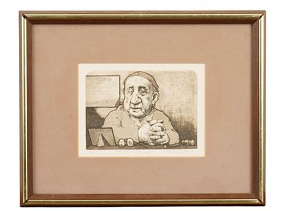 ОФОРТ ЧАРЛЬЗА БРЭГГА С АКВАТИНТОЙ, ЛИМИТИРОВАННАЯ СЕРИЯ, С ОЦЕНКОЙ. Чарльз Брэгг, американец 