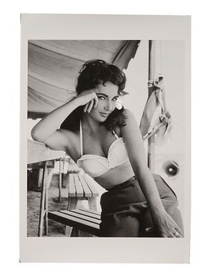 ОФСЕТНАЯ ФОТОПЕЧАТЬ ЭЛИЗАБЕТ ТЕЙЛОР ФРЭНКА УОРТА С СЕРТИФИКАТОМ ПОДЛИННОСТИ. Офсетная фотопечать 