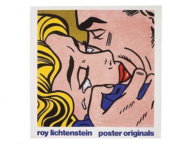 ВИНТАЖНЫЙ АМЕРИКАНСКИЙ ПЛАКАТ РОЯ ЛИХТЕНШТЕЙНА СЕРЕДИНЫ XX ВЕКА. Винтажный американский плакат 