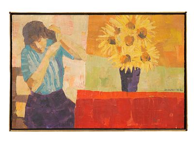 ДЖОРДЖ БАРРЕЛ АМЕРИКАНСКАЯ КАРТИНА МАСЛОМ НА ХОЛСТЕ. Джордж Баррел, также известный как Итало 