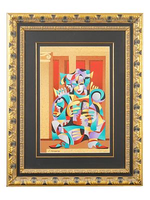 ANATOLE KRASNYANSKY UKRAINIAN ARTIST PROOF SERIGRAPH. Anatole Krasnyansky, Ukrainian, Russian 