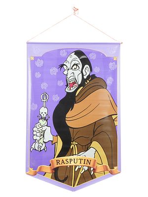 1997 ANASTASIA ANIMATED FILM RASPUTIN PENNANT. A vintage pennant featuring Rasputin, a character 