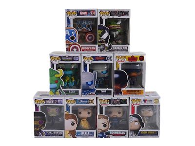 НАБОР КОЛЛЕКЦИОННЫХ ВИНИЛОВЫХ ФИГУРОК FUNKO POP В ОРИГИНАЛЬНОЙ УПАКОВКЕ. Набор из девяти 