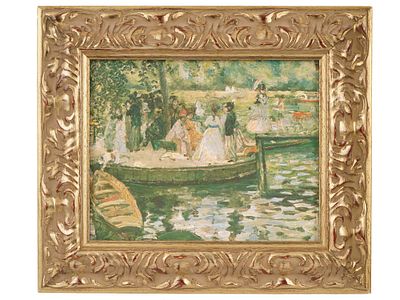 AFTER PIERRE AUGUSTE RENOIR IMPRESSIONIST PRINT. After Pierre-Auguste Renoir, French, 1841 to 