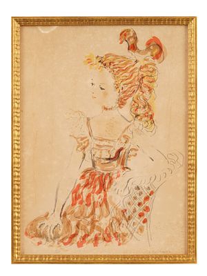 CONSTANTIN TERECHKOVITCH RUSSIAN LITHOGRAPH NATHALIE. Constantin Terechkovitch, Russian, 1902 to 