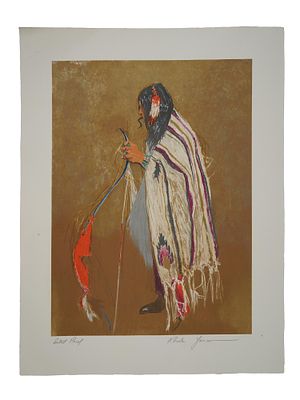 AMERICAN LIMITED EDITION LITHOGRAPH BY RHODA YANOW. An American limited edition lithograph by 