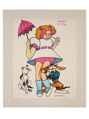 VTG AMERICAN LIMITED ED LITHOGRAPH BY FERDIE PACHECO. A vintage American limited edition 