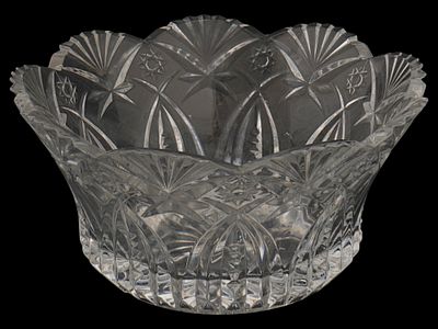 ВИНТАЖНАЯ ЦЕНТРАЛЬНАЯ ВАЗА CRISTAL DARQUES VINCENNES. Винтажная хрустальная центральная ваза с 