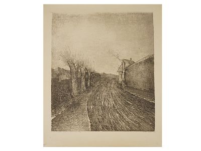 СЕРГЕЙ СЕРГЕЕВ РУССКАЯ ОФОРТ &laquo;ДОРОГА К МОРЮ&raquo; 1979. Сергей Сергеев, русский художник, родился в 