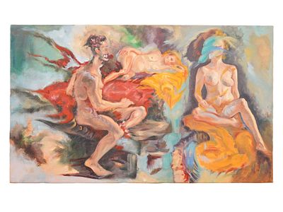 СОВРЕМЕННАЯ ЖИВОПИСЬ МАСЛОМ С ОБНАЖЕННЫМИ ЖЕНСКИМИ И МУЖСКИМИ ФИГУРАМИ. Современная живопись 