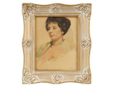 РУССКИЙ ПОРТРЕТ АКВАРЕЛЬЮ АНДРЕЯ ПОЗДЕЕВА. Андрей Поздеев, русский, 1926–1998, акварель на 