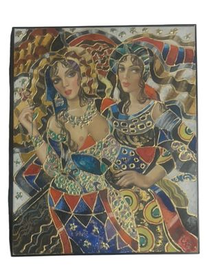 ЕЛЕНА КОВИЛИНА РУССКАЯ ЖИВОПИСЬ РУССКИЕ КРАСАВИЦЫ 2000. Елена Ковилина, русская художница 