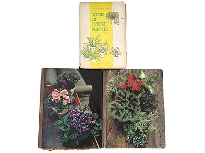 ВИНТАЖНЫЕ КНИГИ ПО САДОВОДСТВУ И КОМНАТНЫМ РАСТЕНИЯМ. Три винтажные книги по садоводству 