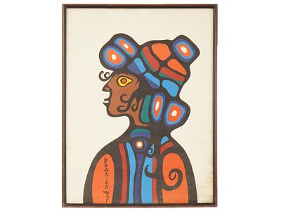 ЛИТОГРАФИЧЕСКИЙ ПОРТРЕТ НОРВАЛА МОРРИССО КАНАДСКИЙ. Норвал Морриссо, канадец, 1932–2007 годы 