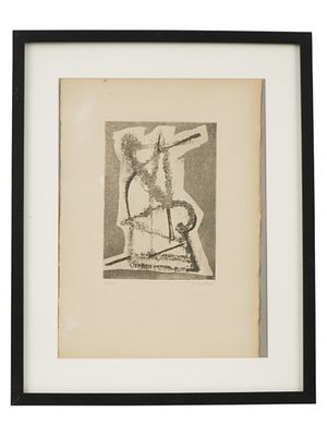 LEON ZACK RUSSIAN LIMITED EDITION ABSTRACT LITHOGRAPH. Leon Zack, Russian-French, 1892 to 1980 