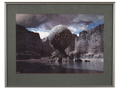 VINTAGE ART PRINT REBEL HIVE RIVEN THE SEQUEL TO MYST. A vintage limited edition art print 