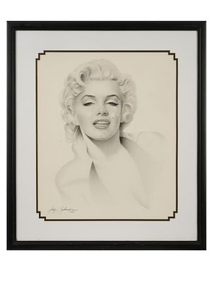 MARILYN MONROE PORTRAIT PRINT BY GARY SADERUP. Gary Saderup, American, 20th century, print on 