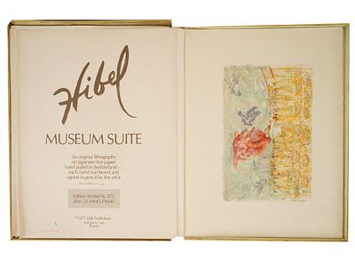 EDNA HIBEL AMERICAN MUSEUM SUITE LITHOGRAPH PORTFOLIO. Edna Hibel, American, 1917 to 2014 
