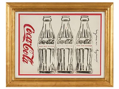AMERICAN COCA COLA LITHOGRAPH AFTER ANDY WARHOL. After Andy Warhol, American, 1928 to 1987 