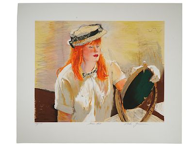 AMERICAN LIMITED EDITION LITHOGRAPH BY RHODA YANOW. An American limited edition lithograph by 