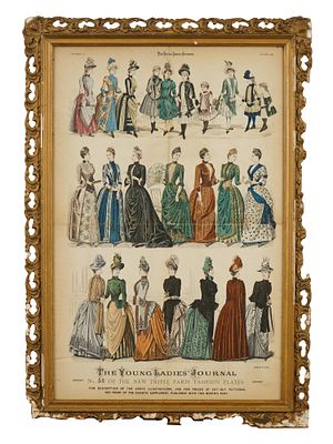 BRITISH YOUNG LADIES JOURNAL ILLUSTRATED PUBLICATION. An engraving from the late 1880s from the 