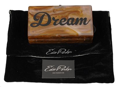 КЛАТЧ EDIE PARKER SLIM JEAN BOX В ЦВЕТЕ BROWN DREAM. Клатч-коробочка Slim Jean от Edie Parker. 