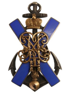 A BADGE OF LIFE-GUARDS KEXHOLMSKY REGIMENT. A Russian budge commemorating the 200th anniversary 